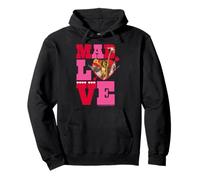 Madagascar Amor Loco Corazón Animal Diversión Sudadera con Capucha
