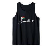 Madagascar Famille - Bandera malgache Patrimonio Familiar Palabra Arte Camiseta sin Mangas