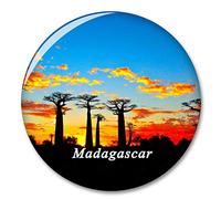 Madagascar Imán de Nevera, imánes Decorativo, abridor de Botellas, Ciudad turística, Viaje, colección de Recuerdos, Regalo, Pegatina Fuerte para Nevera