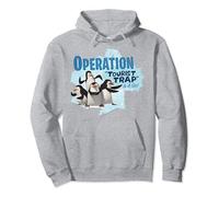 Madagascar Penguin Operation Tourist Trap Text Poster Sudadera con Capucha