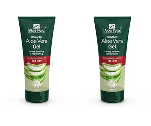 Madal Bal Gel Aloe Árbol Te - 200 gr (Paquete de 2)