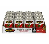 MADALO - MIMO Pimientos Enteros Pack 12 x 250 g P.E.