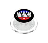 Madam President Kamala Harris 2024 Estilo BOTÓN DE CAMPAÑA PopSockets PopGrip para MagSafe