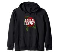 Madame Bovary Rosa roja Sudadera con Capucha