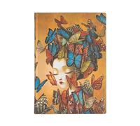 Madame Butterfly Midi Lined Softcover Flexi Journal (Esprit de Lacombe)
