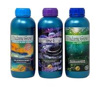 Madame Grow - Abono Natural Potenciador - KIT WEDDING CAKE para Nutrición y Desarrollo - 3 x 1 L