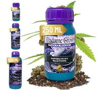 Madame Grow Bazooka Bloom K30 250ml - Booster de Engorde Potasio 30% | Potasio 30% superconcentrado: más peso, resina y aroma. Flores densas y compactas hasta el final del ciclo.