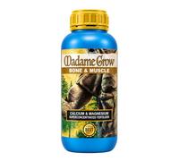 Madame Grow Bone & Muscle 500ml - Fertilizante CalMag Calcio y Magnesio | Calcio 11% y magnesio 5% con nitrógeno y potasio: corrige carencias, refuerza tallos y hojas. Verde intenso.