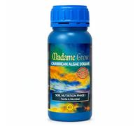 MADAME GROW Caribbean Algae 250ml - Bioestimulante de Algas del Atlántico con Manitol, Hierro y Ácido Algínico - Suelo Fértil y Microbiano - Crecimiento y Floración - Todas las Plantas