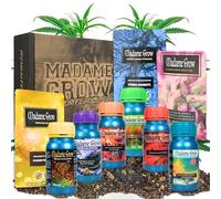 MADAME GROW Fertilizante 420 Plantas Verdes KIT PREMIUM 9 6x250ml | Fertilizante para plantas verdes. Fertilizante líquido para plantas