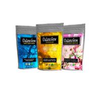 MADAME GROW Fertilizante plantas verdes -Abono para plantas verdes -Abono líquido para plantas -Fertilizante para crecimiento universal -Fertilizante para la floración(KIT MICO FLOWER 100+50+30g)