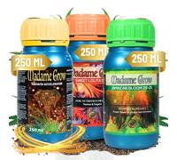 Madame Grow Kit Basic 3x250ml, Fertilizante con Calcio y Magnesio | Orgánicos Crecimiento y Floración, Abono Líquido Superconcentrado
