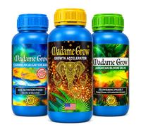Madame Grow Kit Kingston 3x250ml, Fertilizante con Calcio y Magnesio | Orgánicos Crecimiento y Floración, Abono Líquido Superconcentrado