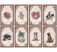 Madame Lenormand Signs of Fate Oracle Deck Lenormand - Cartas de adivinación y adivinación
