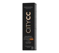 MÁDARA Organic Skincare | CITY CC Crema CC Antipolución con Ácido Hialurónico SPF15#Medium 40 ml - Con Ácido Hialurónico y Protección Solar de Amplio Espectro UVA/UVB, Textura Ligera y Sedosa