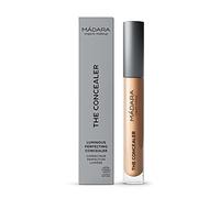 MÁDARA Corrector Perfeccionador Luminoso 45 ALMOND, 4ml. Acabado dewy con ácido hialurónico. Corrector natural para ojeras e imperfecciones. Vegano, certificado COSMOS natural
