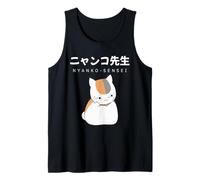 Madara Nyanko Sensei Natsume Yuujinchou Libro de Amigos Gato Camiseta sin Mangas