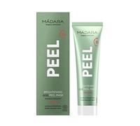 MÁDARA PEEL 5% AHA Mascarilla Exfoliante 60ml - Mascarilla Exfoliante con Ácidos de Frutas AHA, Vitamina C y Ácido Láctico. Exfoliante Facial para Brillo y Luminosidad, Certificado Ecocert