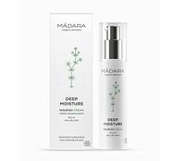 MÁDARA Organic Skincare | Deep Moisture Crema Nutritiva 50 ml - Crema Facial Hidratante Intensiva para Piel Seca, restaura la Hidratación, calma la Piel y deja la Piel suave