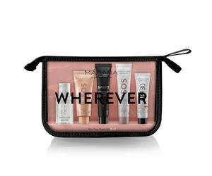 MÁDARA Organic Skincare, SETS Set de viaje Wherever 5 en 1, Agua micelar (50 ml), SOS Moisture (17 ml), Smart Eye Cream (15 ml), SOS Hydra Recharge Cream (15 ml), protector solar SPF30 (10 ml)