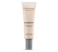 MÁDARA Organic Skincare | SKINONYM Base de Maquillaje Semimate con Péptidos #10 Porcelain 30 ml - Base Natural con Péptidos que favorecen la Producción de Colágeno, Acabado Semimate