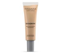 MÁDARA Organic Skincare | SKINONYM Base de Maquillaje Semimate con Péptidos #40 Sand 30 ml - Base Natural con Péptidos que favorecen la Producción de Colágeno, Acabado Semimate
