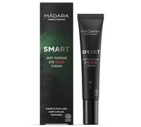 MÁDARA Organic Skincare | SMART Crema Contorno de Ojos Antifatiga 15 ml - Con Cafeína, Escina y Antioxidantes, Ayuda a Mejorar la Apariencia de Ojeras, Bolsas y Líneas Finas, Vegana