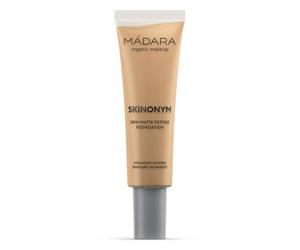MÁDARA SKINONYM Base de Maquillaje Semimate con Péptidos #50 Golden Sand 30ml