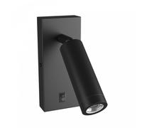 MADARA SLIM MR11 Lámpara De Pared Ajustable 230V IP20 38x95cm Negro