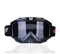 Madbike Occhiali motocross per motocicletta Sport all'aria aperta Dirt Bike ATV MX Occhiali sportivi fuori strada (black)