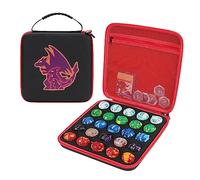 MADCAT Estuche organizador de almacenamiento compatible con 25 Bakugan Battle Planet y BakuCores, Armored Alliance, Geogan Rising, (rojo)