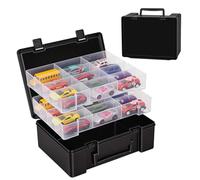 Madcat Organizador de coche de juguete compatible con coches de juguete a escala 1/64, autos de caja de cerillas, mini juguetes y muñecas pequeñas. Vitrina de almacenamiento de juguetes de 24 ranuras