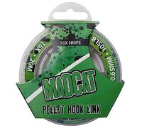 Madcat Sedal para montaje de pellets para pesca de bagres, enlace 16X, diámetro: 0,95 mm, capacidad de carga: 0,95 mm, 85 kg, 185 kg