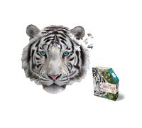 Madd Capp Puzzles - I AM White Tiger - 300 piezas - Rompecabezas con forma de animal
