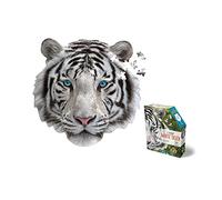 Madd Capp Shape Puzzle de Contorno de Tigre Blanco, 300 Piezas, para Adultos y niños