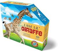 Madd Capp Shape Puzzle Junior Jirafa Puzzle de Contorno 100 Piezas para niños y Adultos