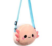 Maddie L'Axolotl - Bolso bandolera para niña de peluche, diseño de animales dulces