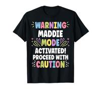 Maddie Personalized Name Funny Cute Custom Maddie Name Camiseta