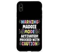 Maddie Personalized Name Funny Cute Custom Maddie Name Carcasa para iPhone XS MAX