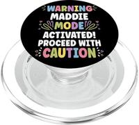Maddie Personalized Name Funny Cute Custom Maddie Name PopSockets PopGrip para MagSafe