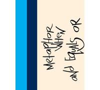 Madding Mission "Metaphor When And Equals Or" Jotter Book