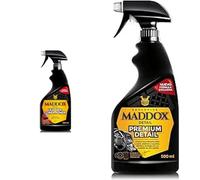 Maddox Detail 30203 Acondicionador De Cuero Y Piel, Negro, 500 Ml + 30102 Premium DetailLimpiador de Salpicaderos con Abrillantador