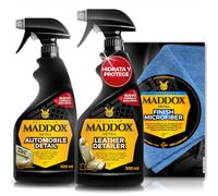 Maddox Detail - Kit Premium de Cuidado Interior para Vehículos | Leather Detailer, Finish Microfiber y Automobile Detail | Elección Ideal para Amantes del Detailing