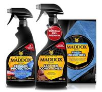 Maddox Detail - Pack de Cuidado Premium | Leather Conditioner, Finish Microfiber y Ceramic Protection | Limpieza y Protección Completa | Alta Eficiencia y Fácil Aplicación