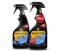 Maddox Detail - Pack de Cuidado Rápido | Eliminación eficaz de Insectos, Limpieza De Coche Exterior y protección con Cera Para El Coche | Quick Detailer y Insect Remover 2x500ml