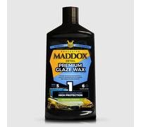 Maddox Detail - Cera Carnauba Coche para Brillo Superior | Abrillantador Coche Carrocería y Polímeros Sintéticos | Cera Carroceria para Protección | Pulidora Coche Pintura | Premium Glaze Wax 500ml
