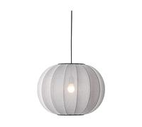 Made By Hand Lámpara colgante Knit-Wit 45 Round Silver