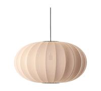 Made By Hand Lámpara colgante Knit-Wit 76 Oval Sand stone