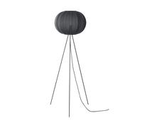 Made By Hand Lámpara de pie Knit-Wit 45 Round High Black