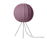 Made By Hand Lámpara de pie Knit-Wit 60 Round Medium Burgundy